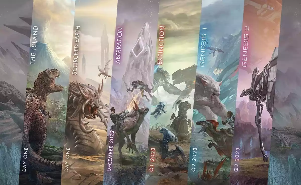 codigos expansoes ARK Survival Evolved