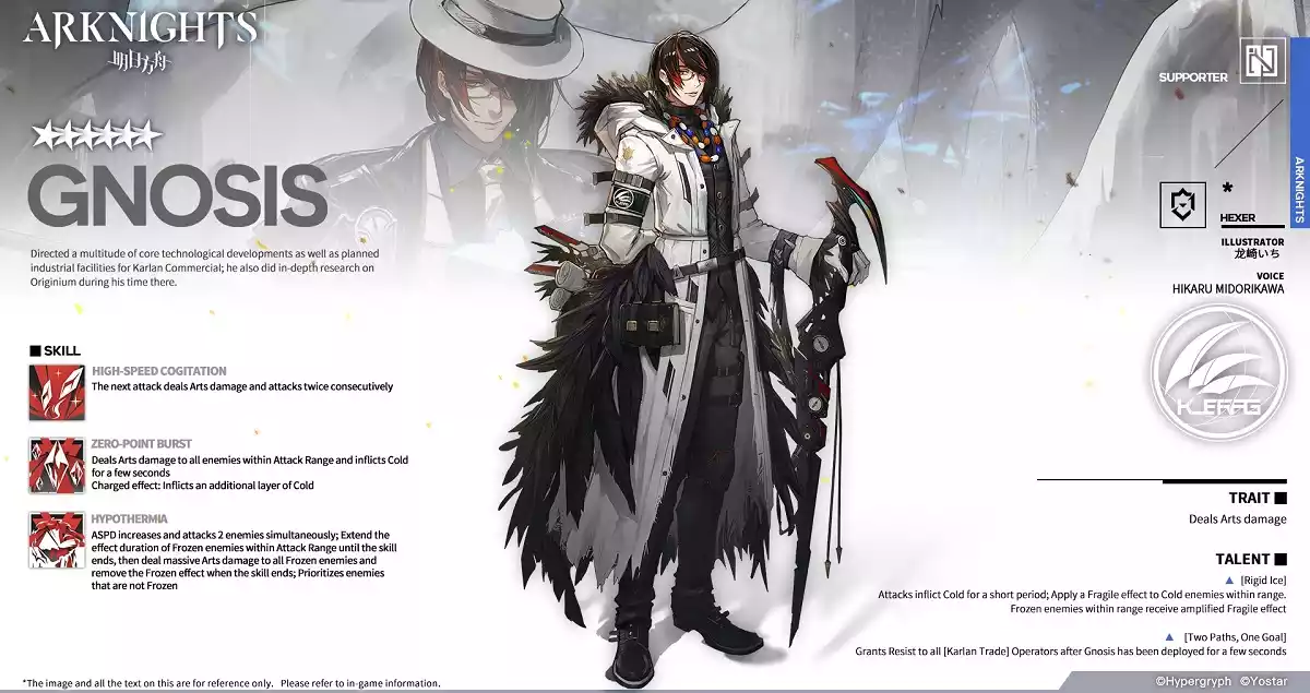 Gnosis Arknights tier list