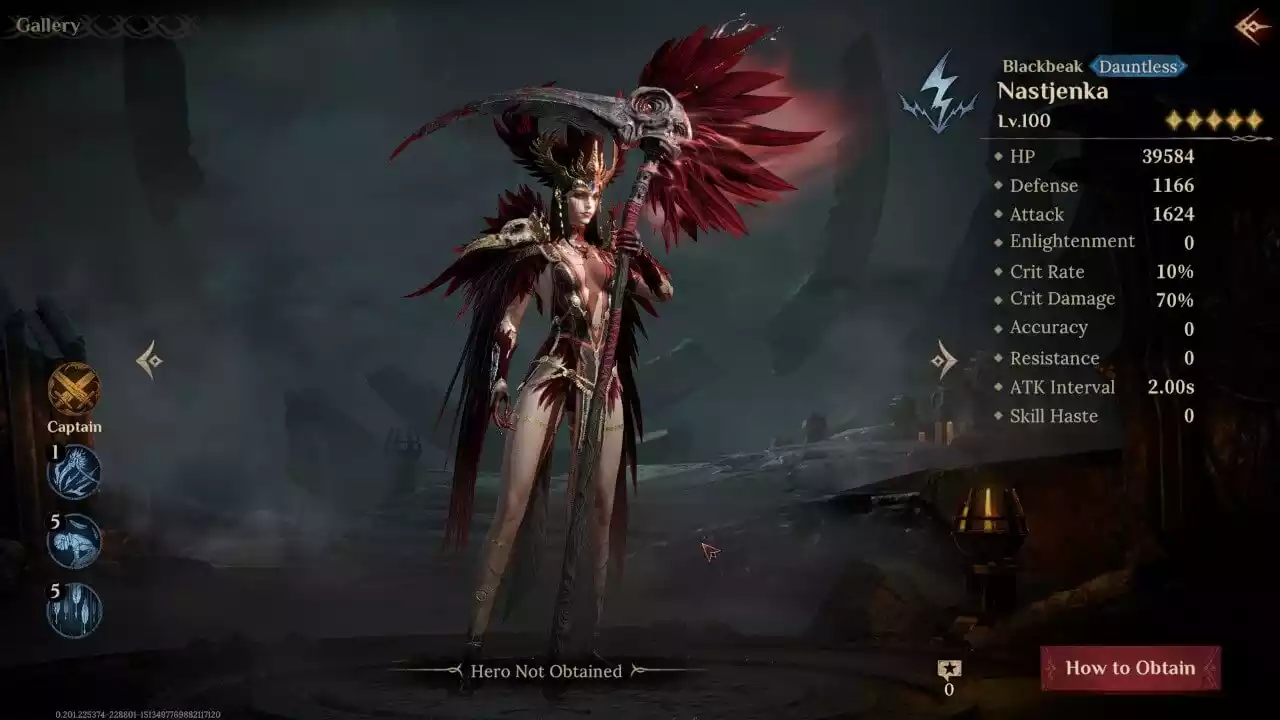 Nastjenka Tier List Dragonheir Silent Gods