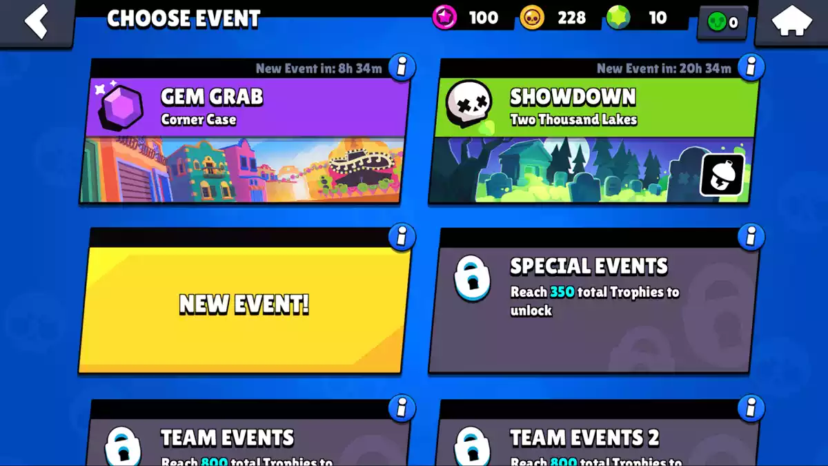 Brawl Stars Gemas grátis eventos especiais
