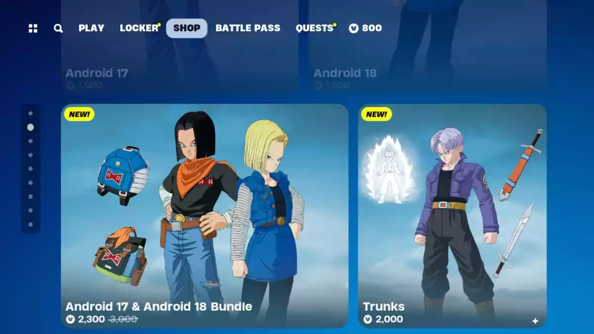 Como obter skins de Dragon Ball no Fortnite