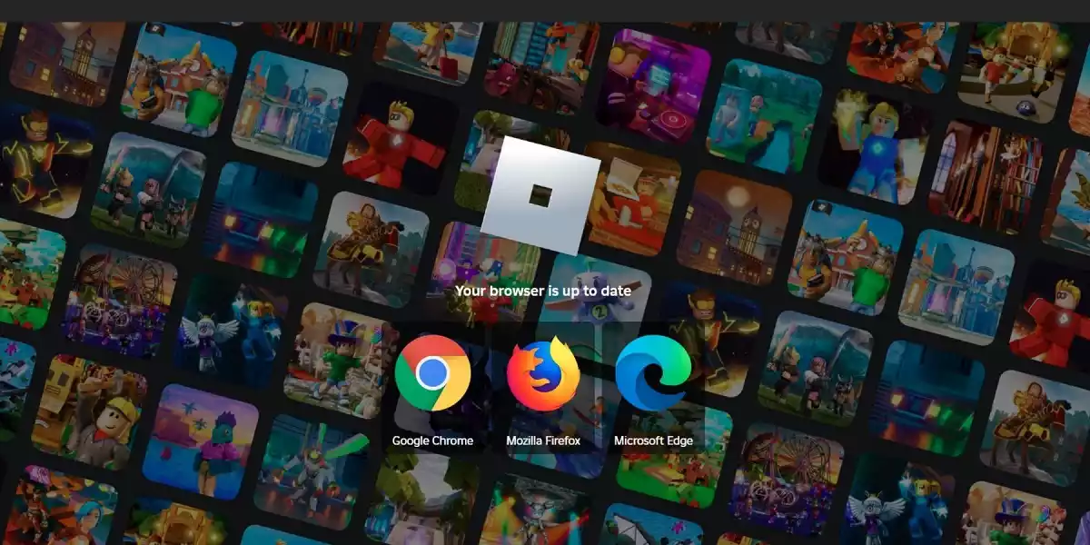 Jogando Roblox no Steam Deck via navegador de internet