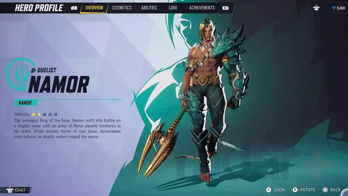 Namor Marvel Rivals Tier List