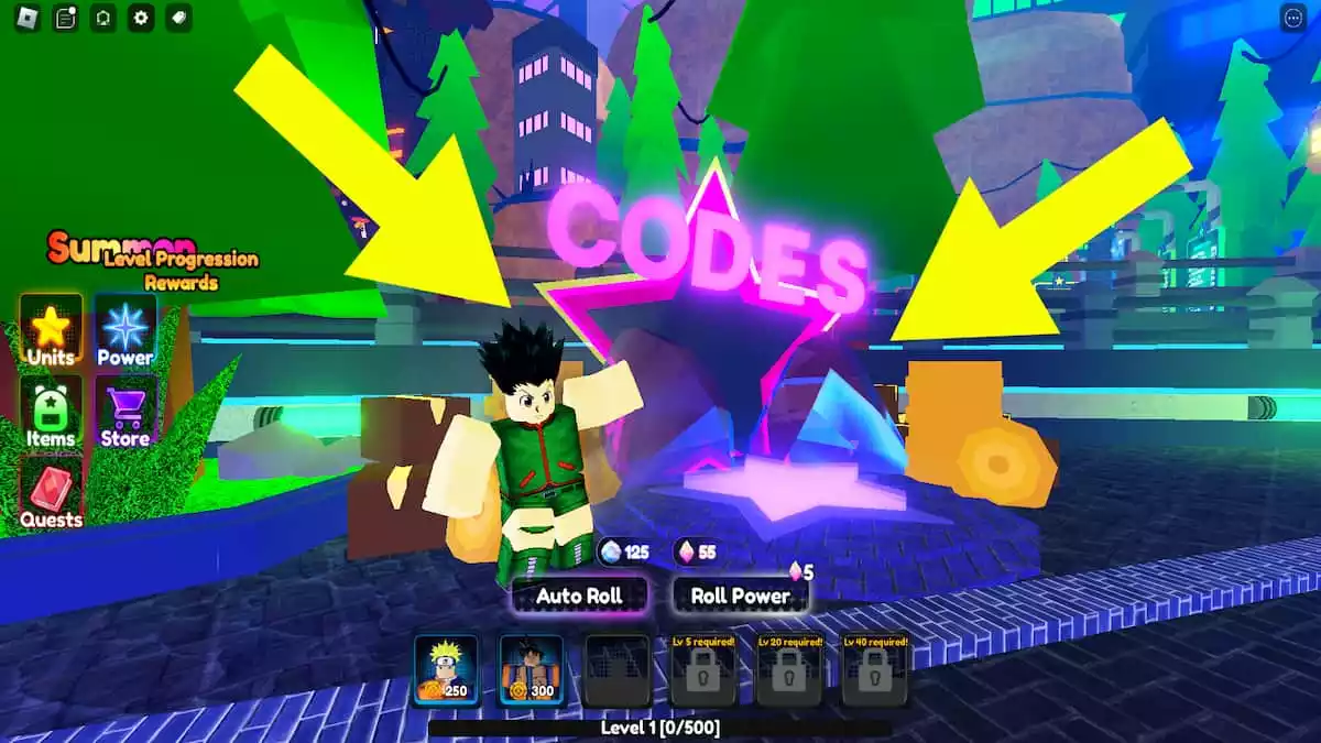 como resgatar Códigos Anime Power Defense