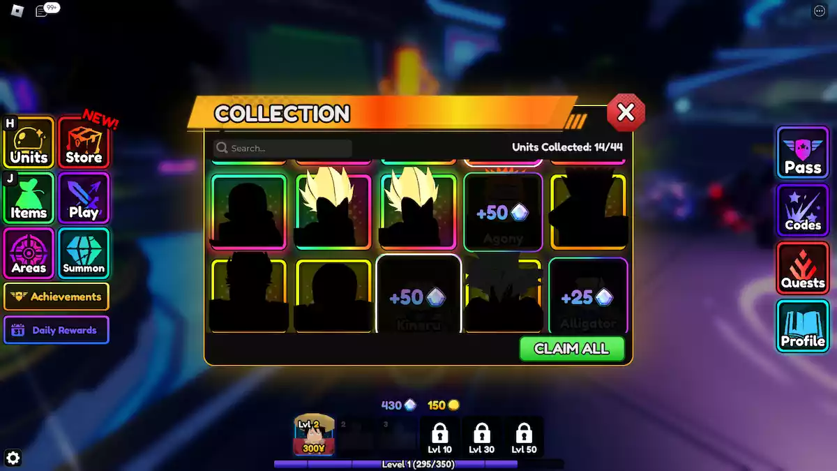 Melhores metodos de ganhar de Gemas gratis em Anime Vanguards