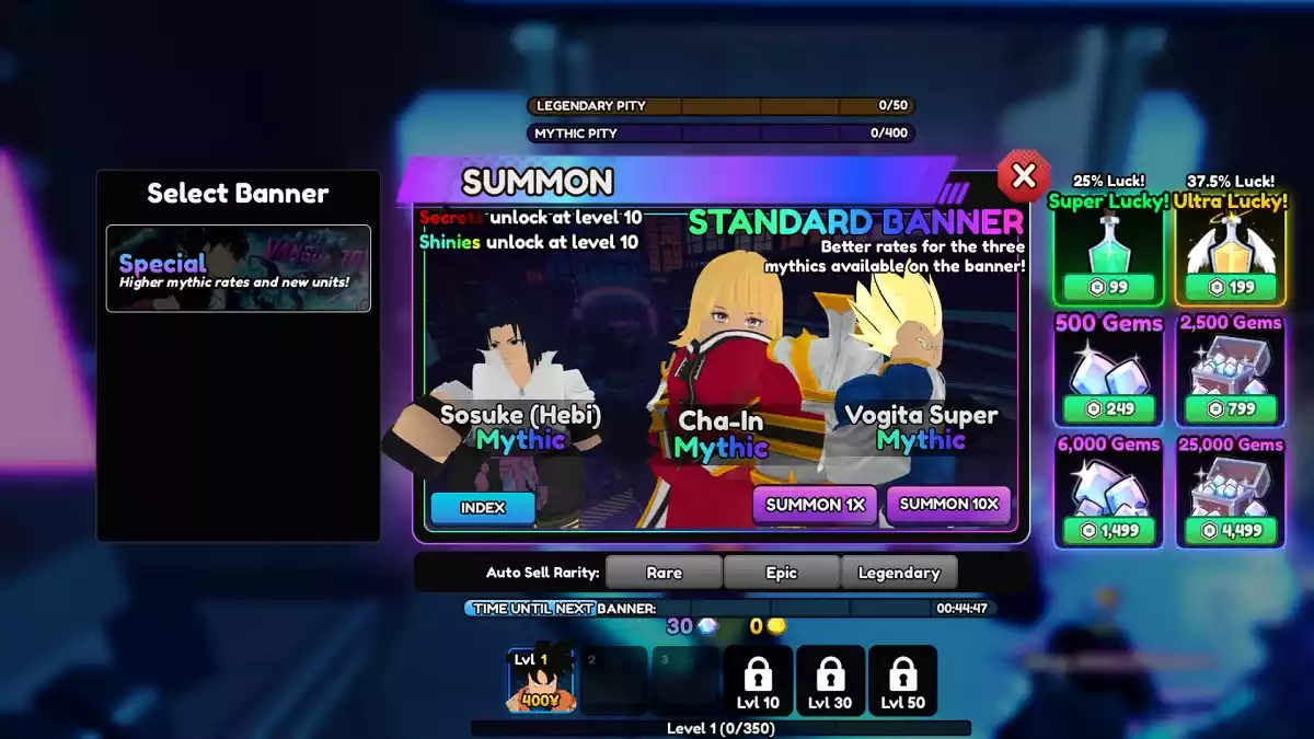 Tier List Anime Vanguards de Todas as Unidades