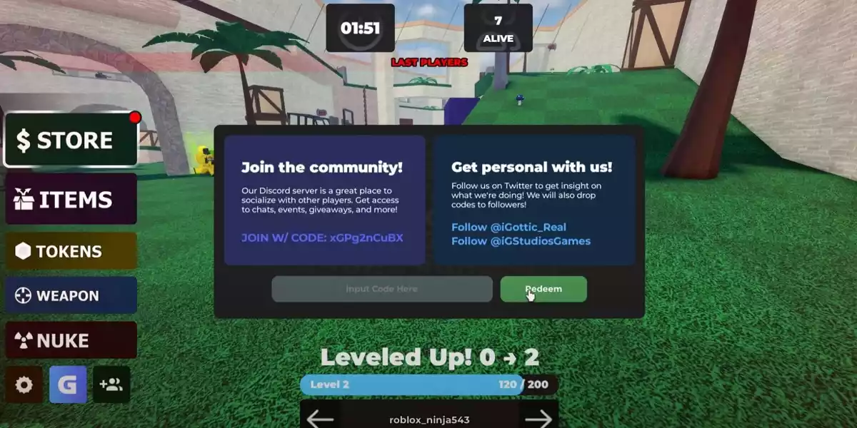 como resgatar Códigos No-Scope Arcade