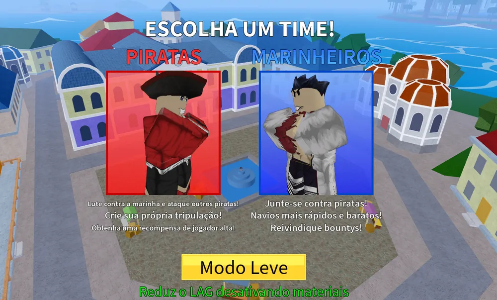 Blox Fruits Escolha Pirata Marinheiro