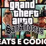 Códigos Cheats GTA San Andreas