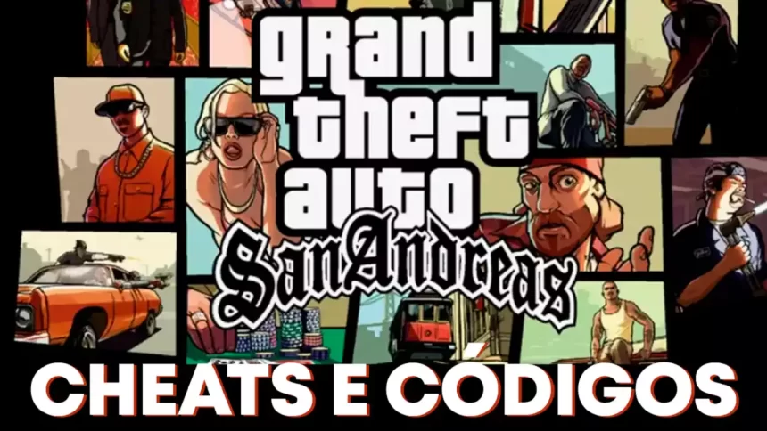 Códigos Cheats GTA San Andreas