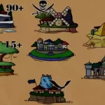 blox fruits mapas locais três mares