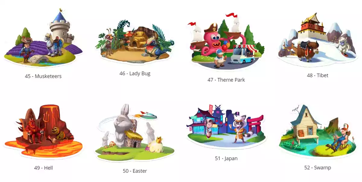 Quantas Vilas Coin Master