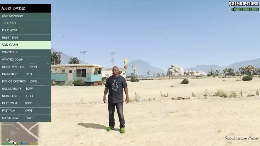 dinheiro infinito GTA 5 Mod Native Trainer