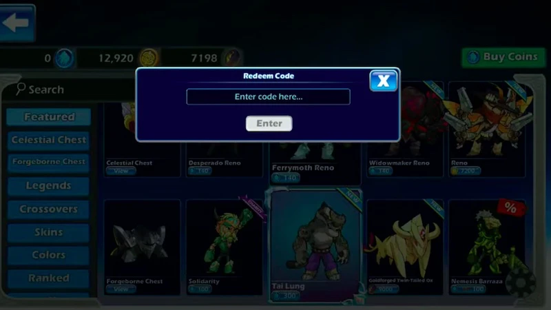 Como Resgatar Códigos do Brawlhalla