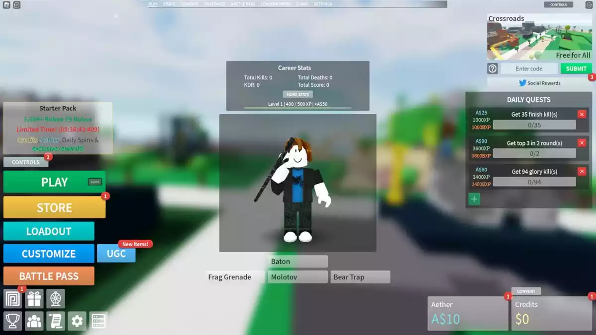 Como resgatar códigos Combat Warriors