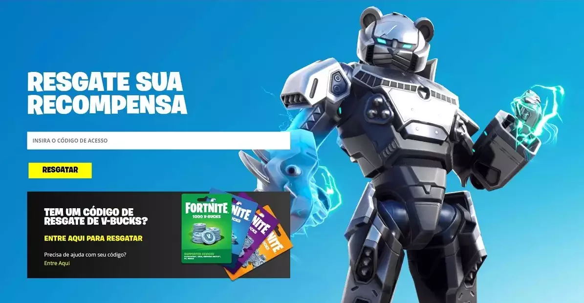 Como resgatar codigos Fortnite