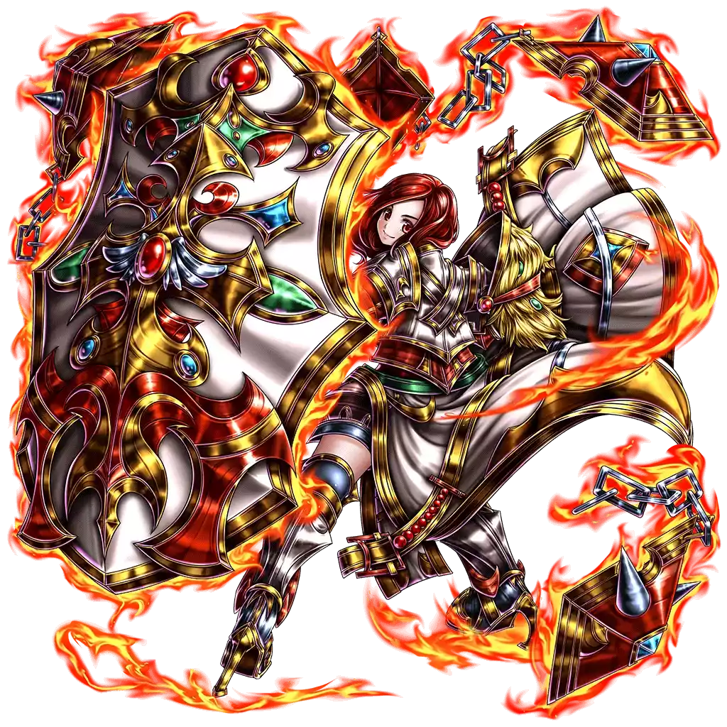 Arenito Guardiao Divino Flamejante grand Summoners