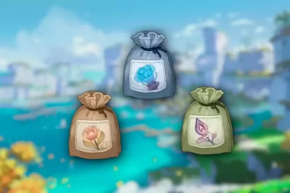 Genshin Impact Todos os Materiais de Jardinagem