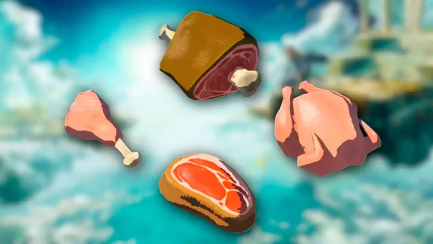 The Legend of Zelda Tears of the Kingdom Todas as Carnes