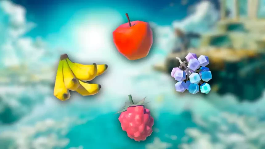 The Legend of Zelda Tears of the Kingdom Todas as Frutas