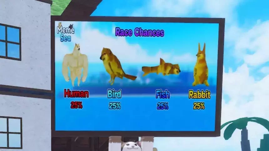 Meme Sea Todos os buffs das Raças